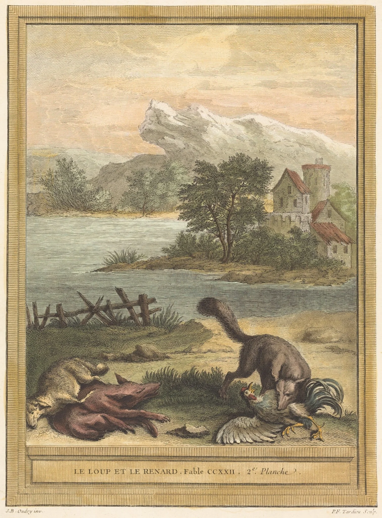Le loup et le renard (The Wolf and the Fox), detail