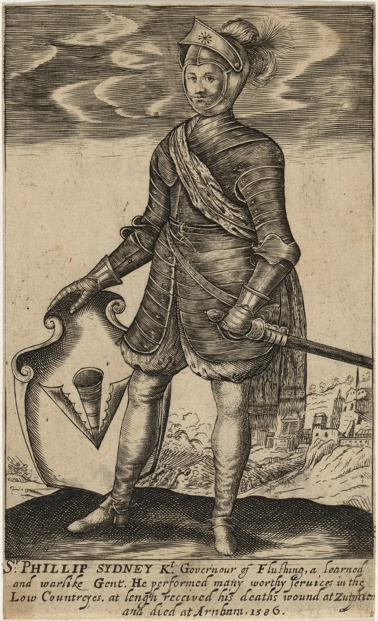 Sir Philip Sidney, detail