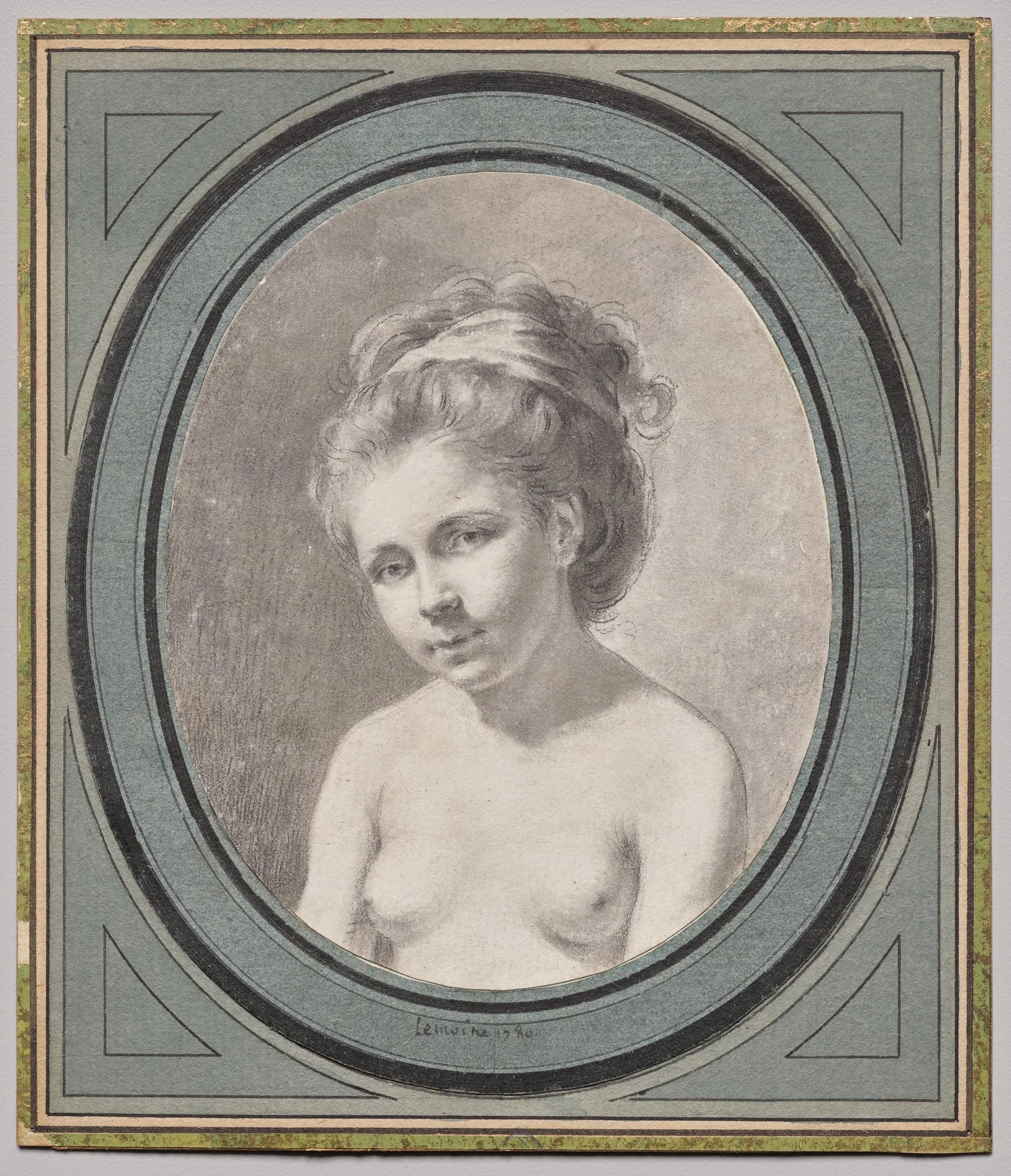 Bust of a Nude Woman, detail