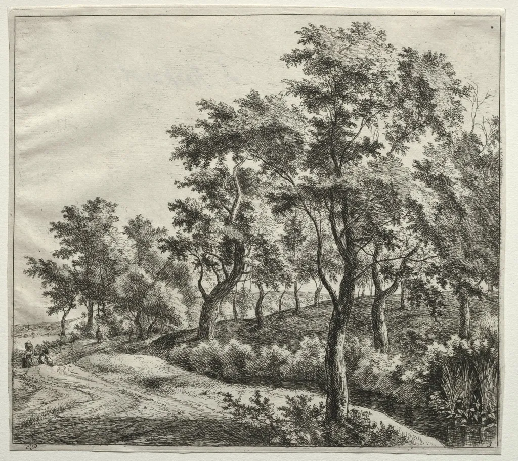The Narrow Stream, by Jan Hackaert, 1666