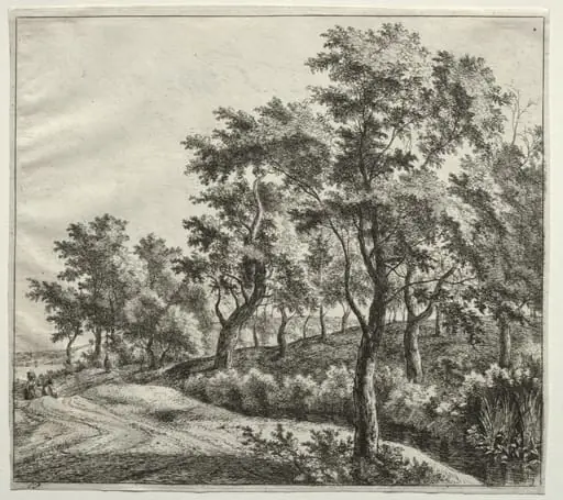 The Narrow Stream, by Jan Hackaert, 1666