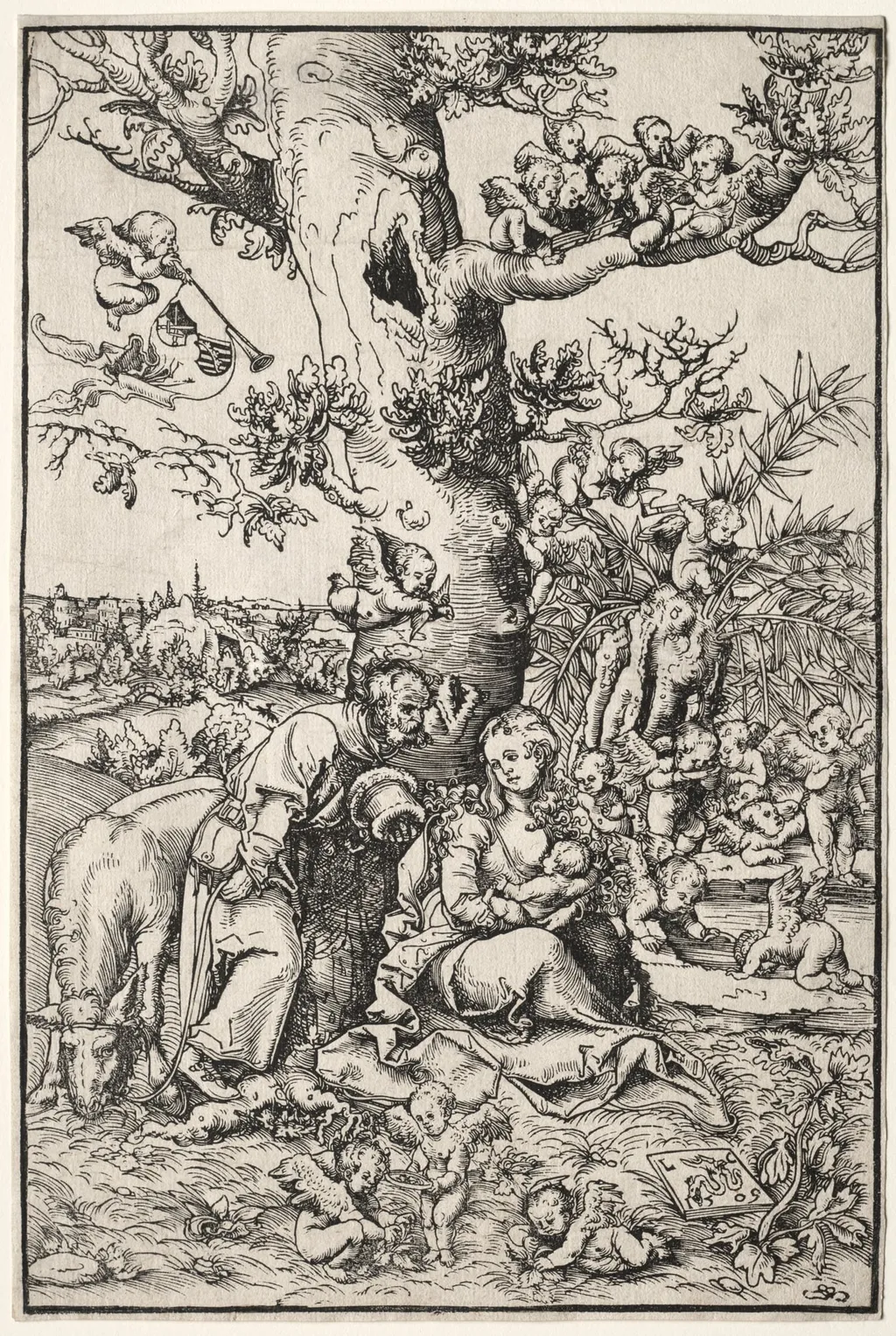 Rest on the Flight into Egypt, by Lucas Cranach the Elder, 1509