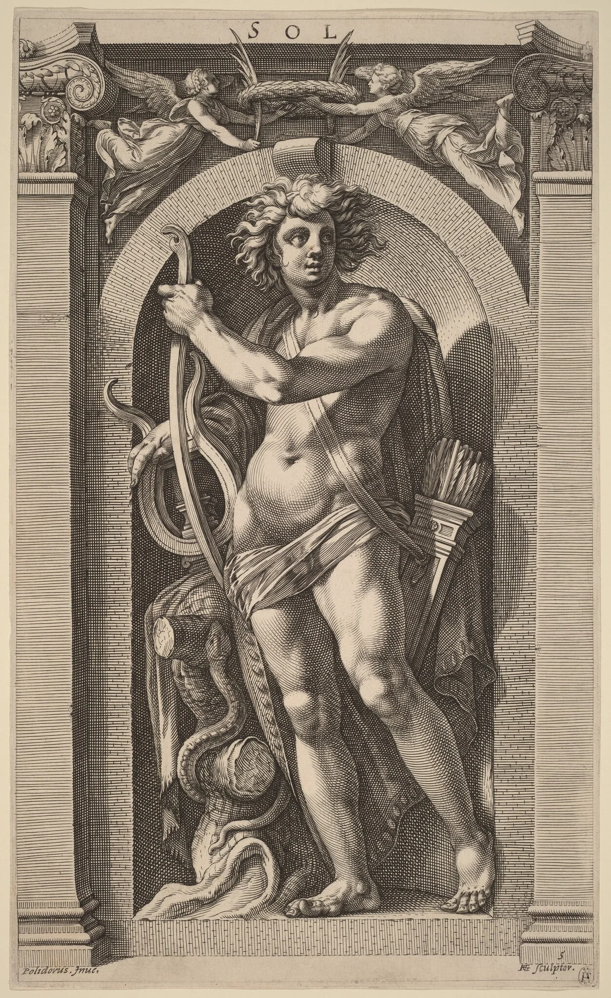 Sol or Apollo, detail