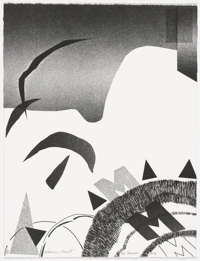 Untitled, by Ce Roser, ink, 1997