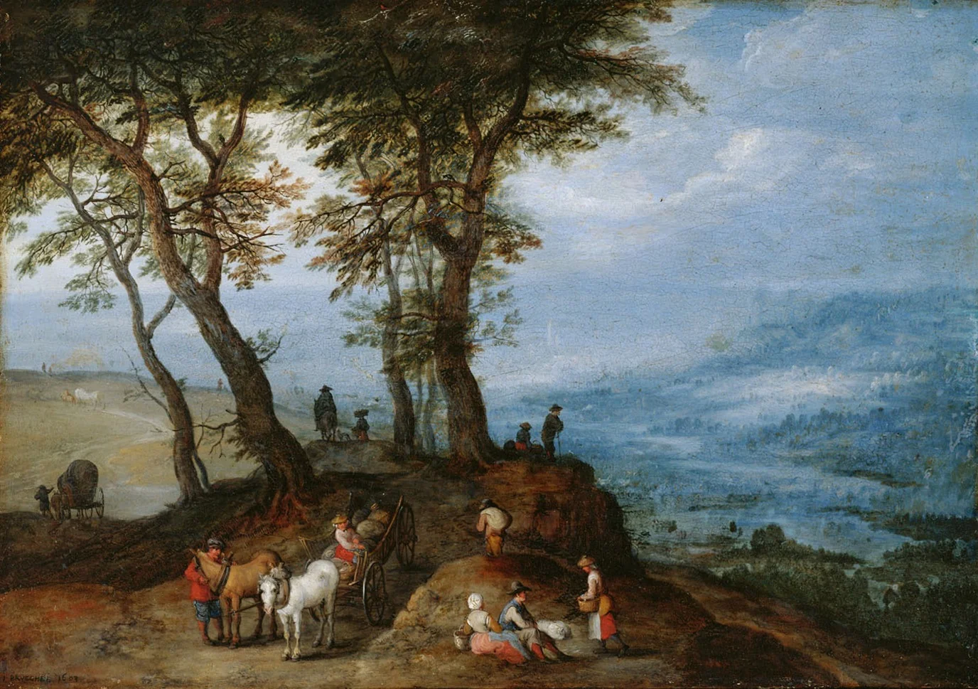 Going to the Market, detail