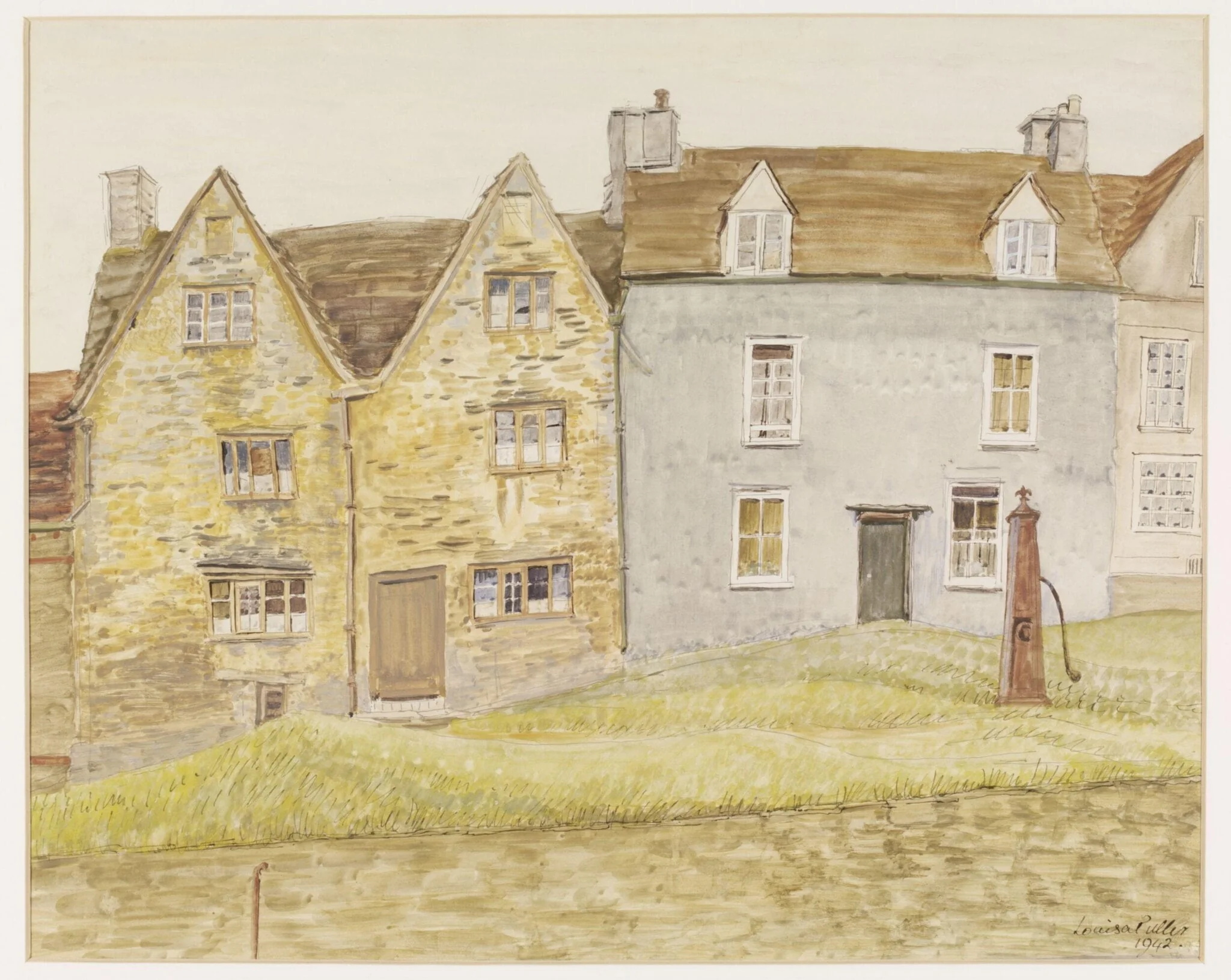 Houses on the Green, Tetbury, detail