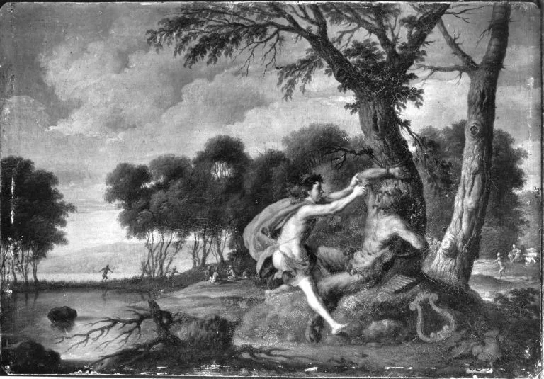 Schindung des Marsyas (?), detail