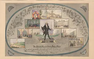 Kelterborn, Ludwig Adam - Malerei, Der Politische Kreislauf oder die Stufen=Folge (Basel-Stadt), by Ludwig Adam Kelterborn, 1833