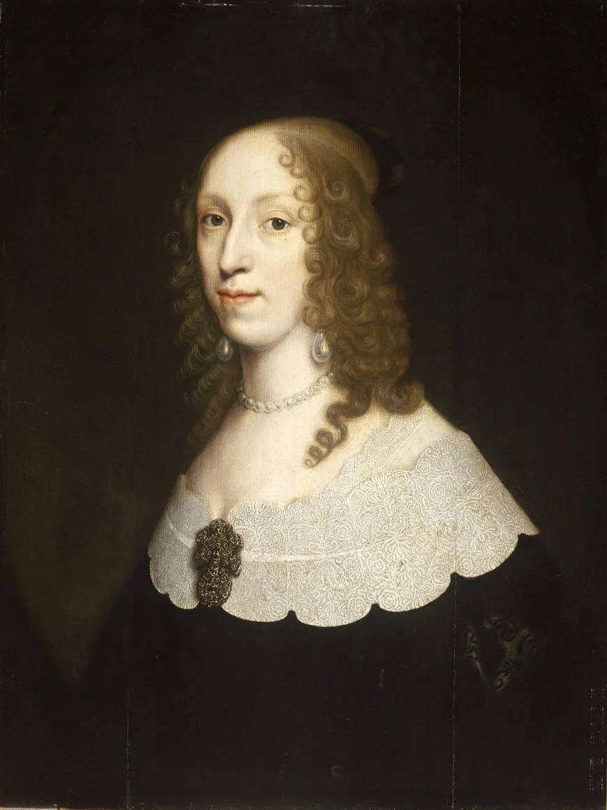Portrait of an Unknown Lady, detail