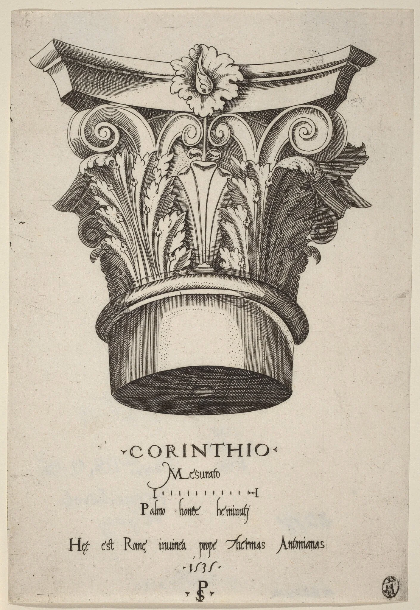 Capitals from the Baths of Antoninus, Rome, detail