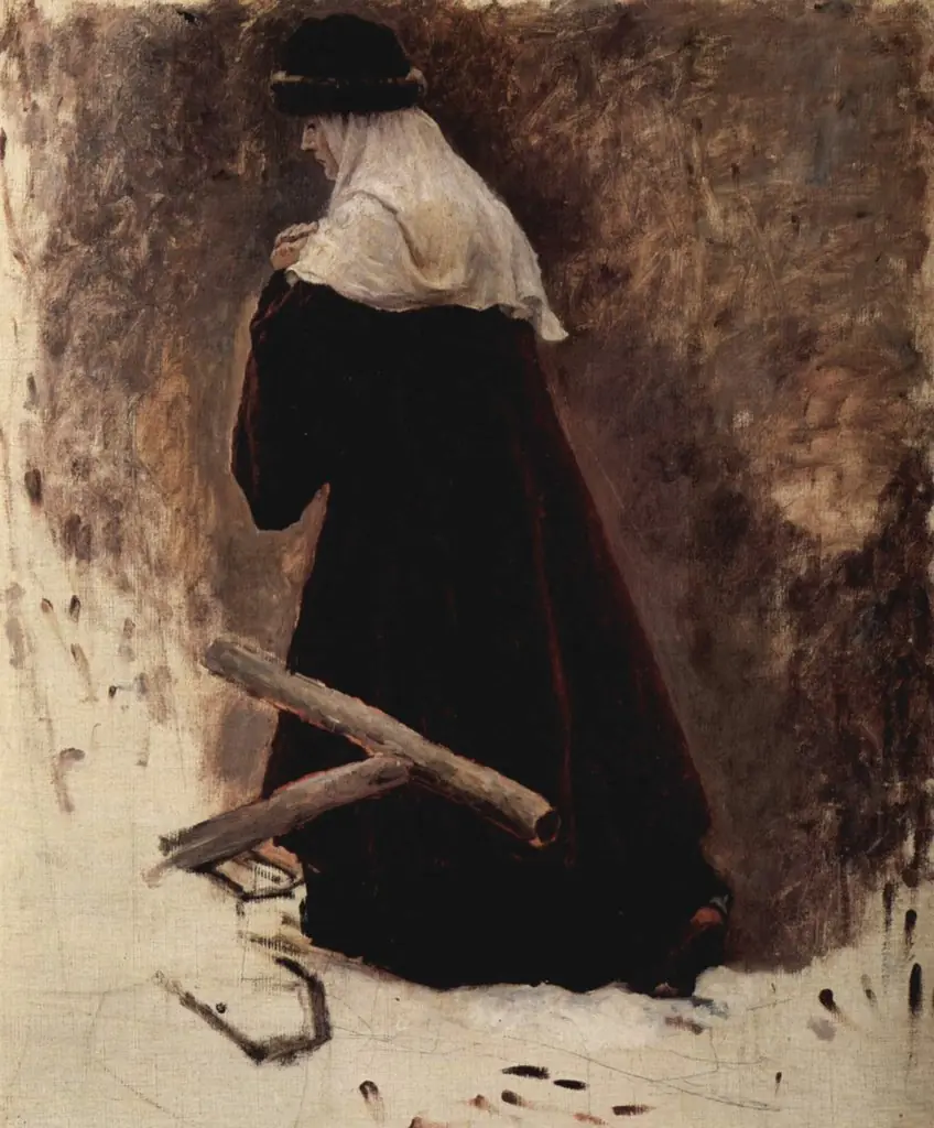 Die Fürstin Urussowa, by Vasily Surikov, oil, 1892