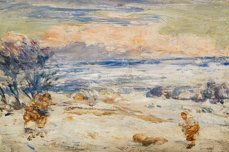 Snow in April, detail