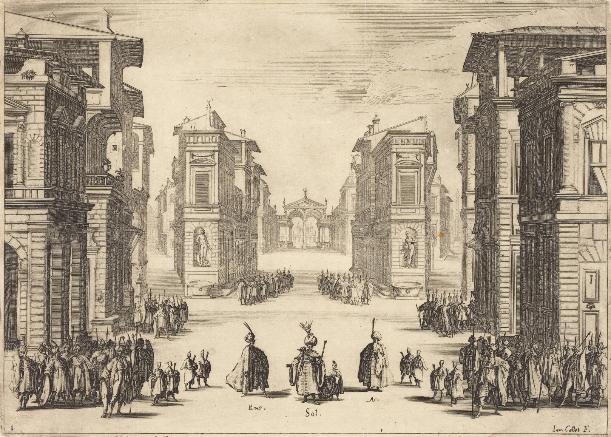 Il Solimano, Act I, detail