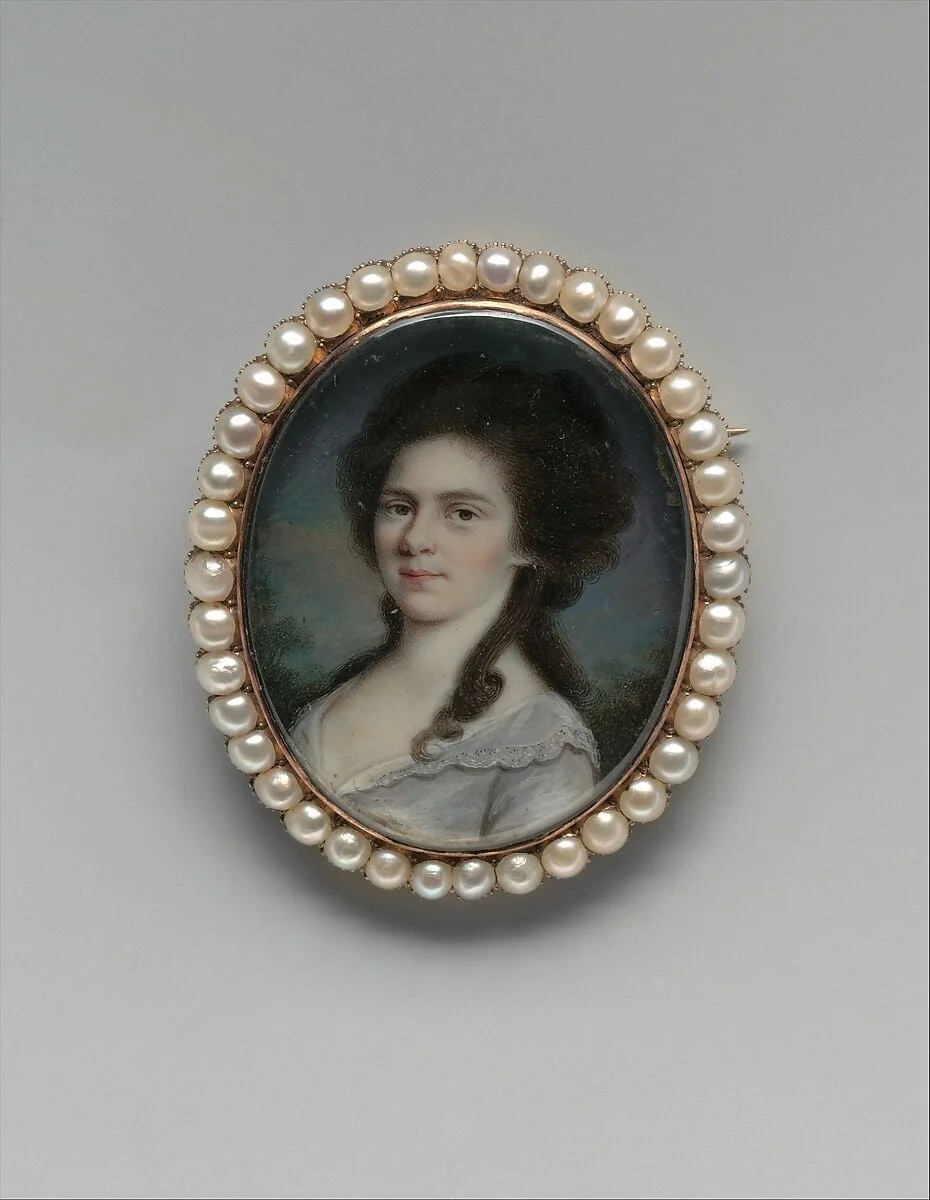Mrs. William Few (Catherine Nicholson), detail