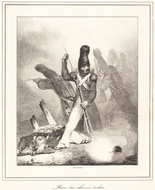 Passe ton chemin, cochon, by Honoré Daumier, ink, 1830
