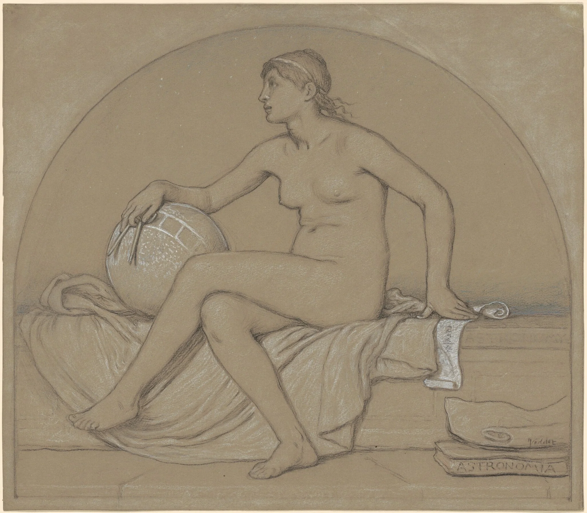 Study for "Astronomy", detail