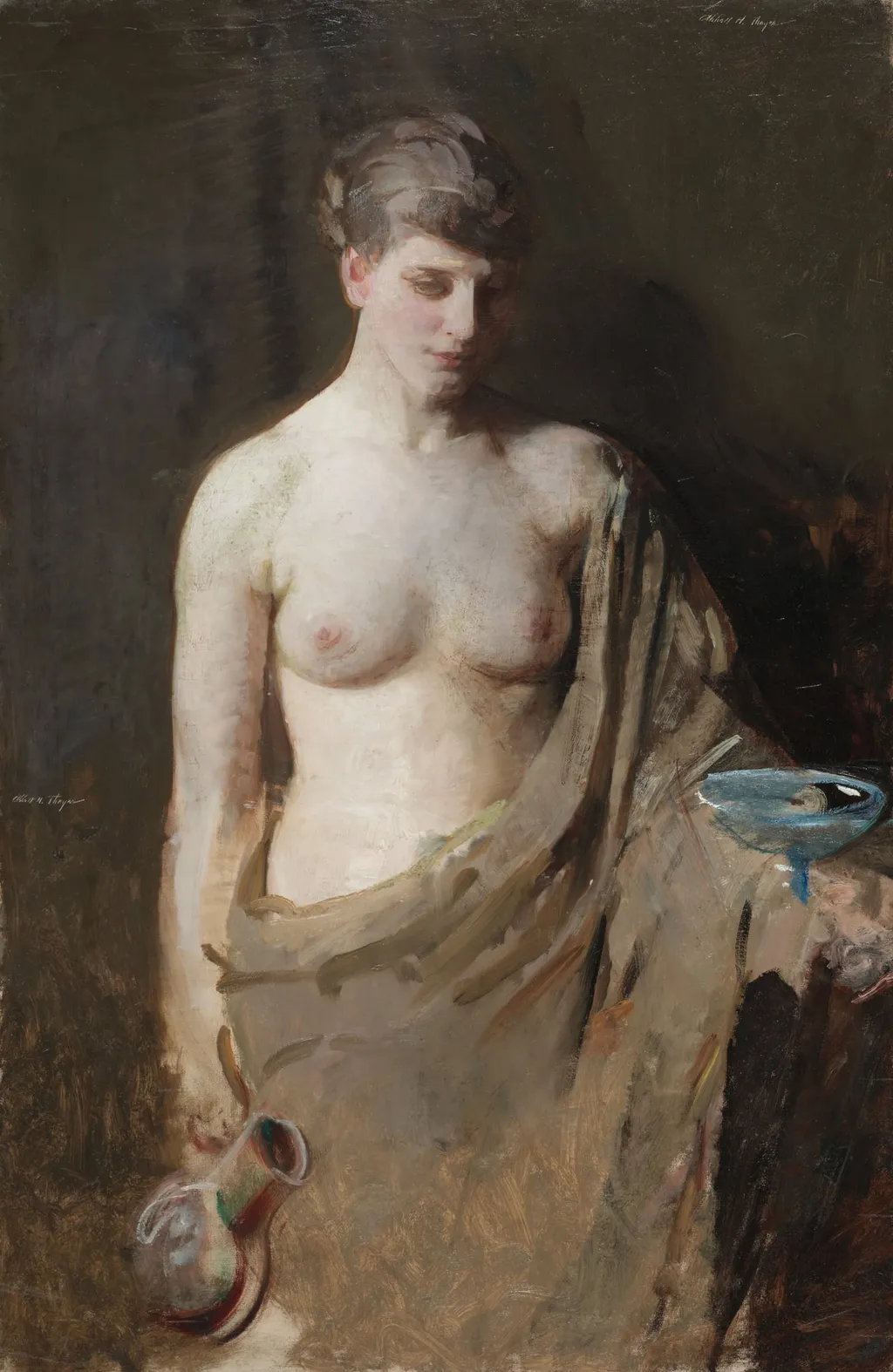Hebe, by Abbott Handerson Thayer, unspecified, 1890