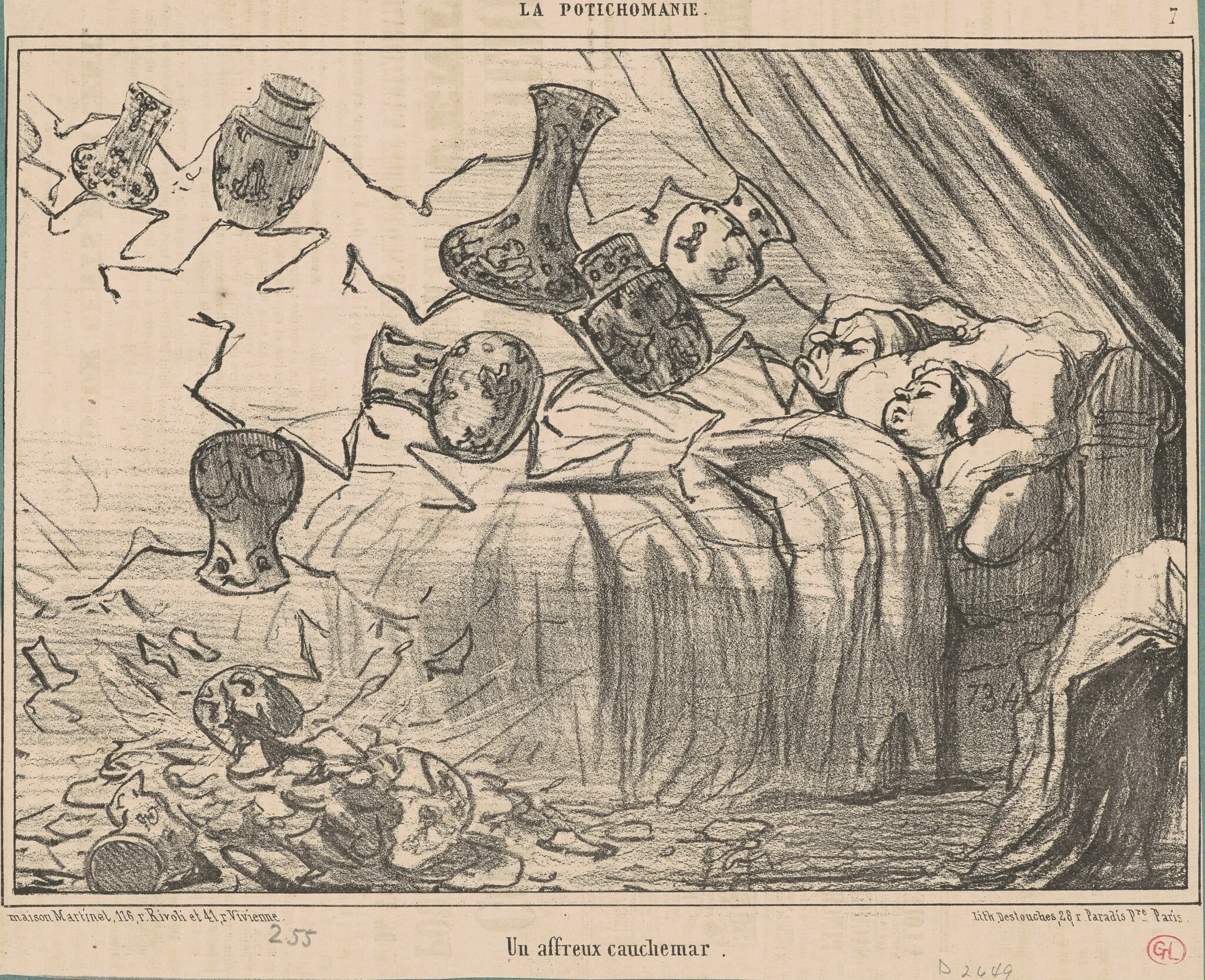 Un affreux cauchemar, detail
