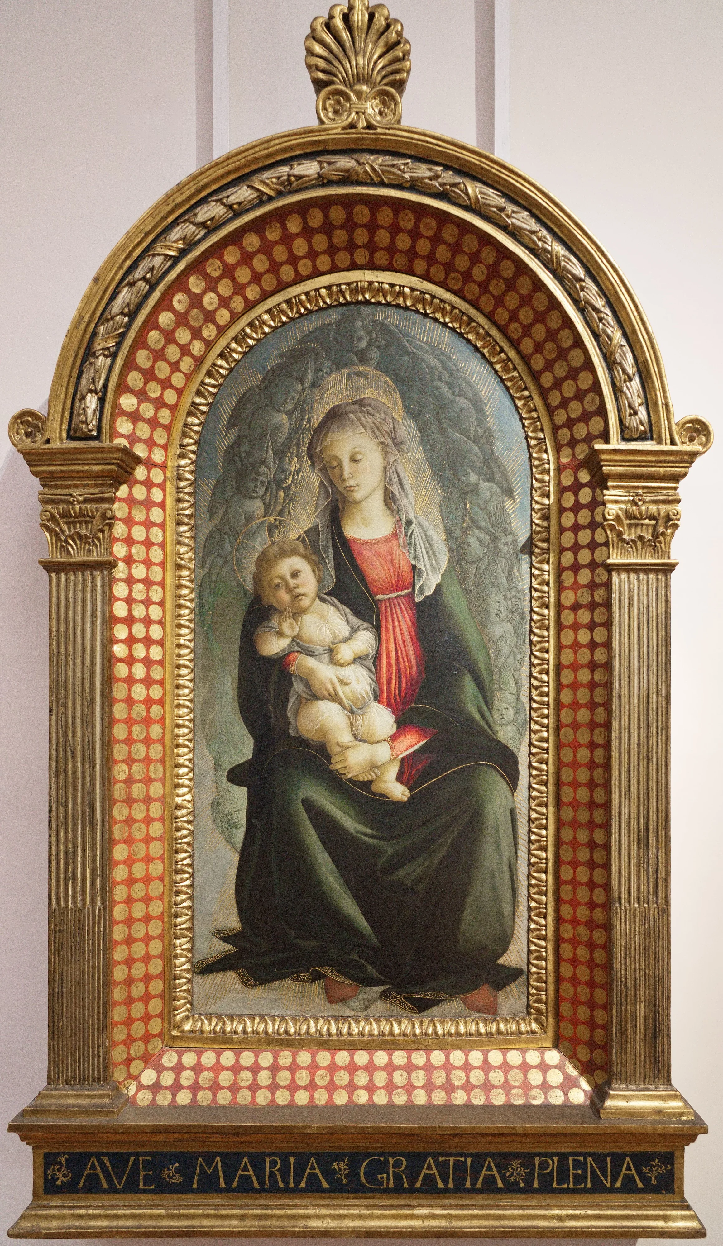 Madonna in Glory with Seraphim, detail