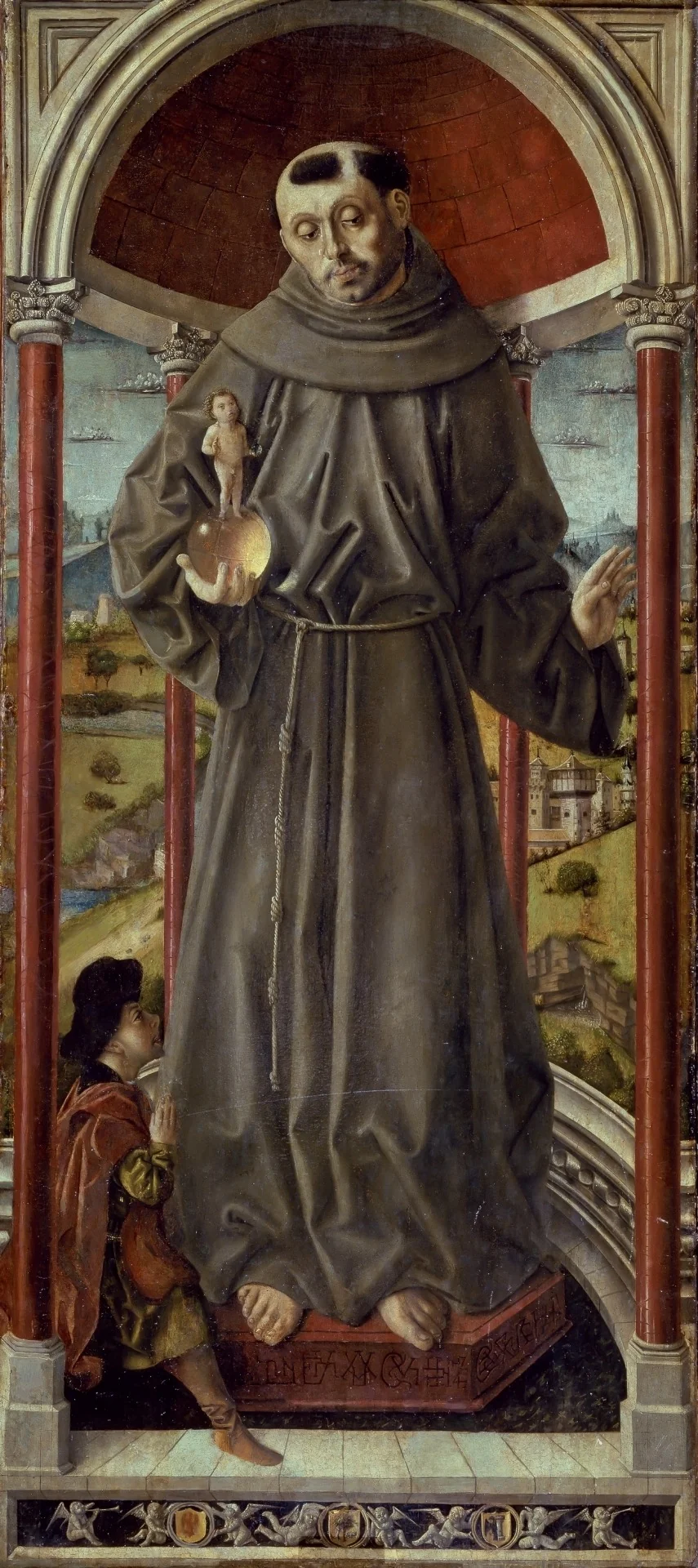 Saint Anthony of Padua, detail