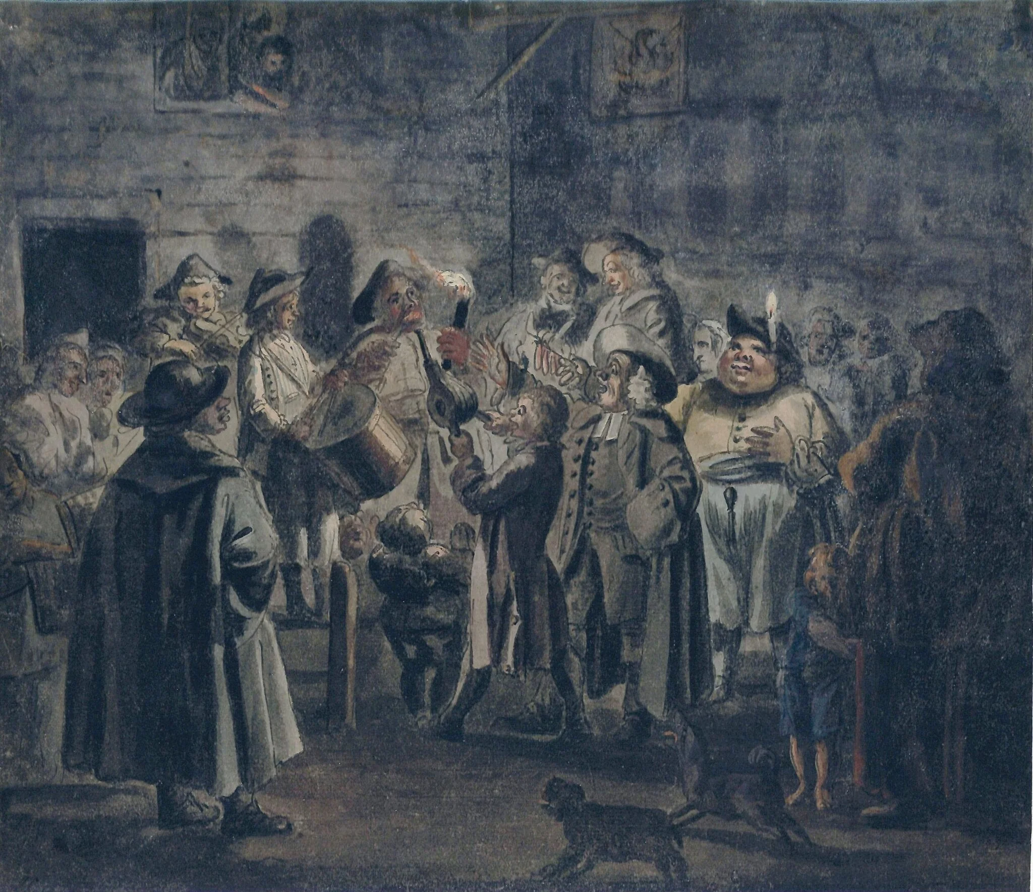 Night Musicians, detail