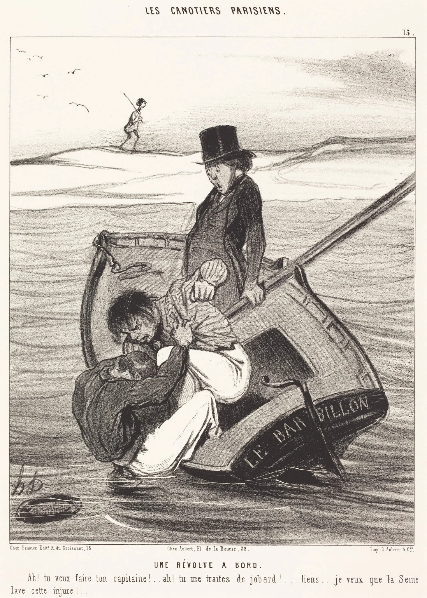 Une Révolte a Bord, detail
