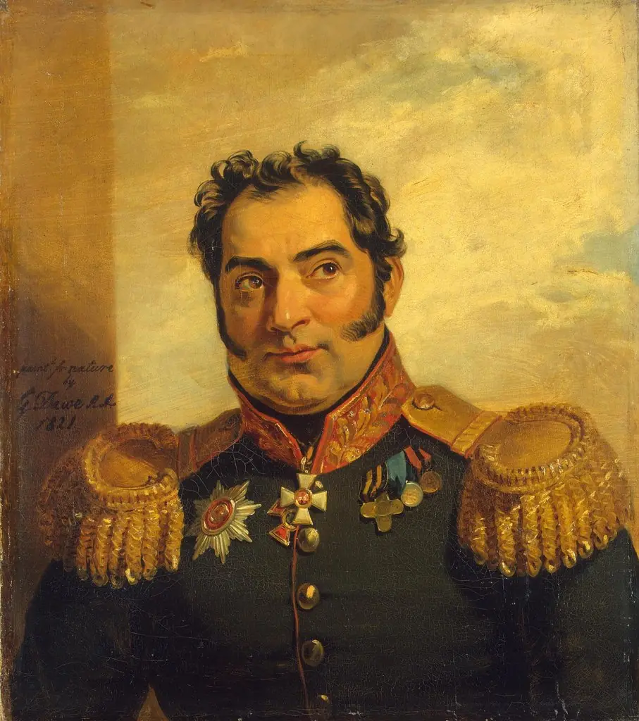 Portrait of Nikolai V. Vuich (1765-1836), by George Dawe, oil, 1821