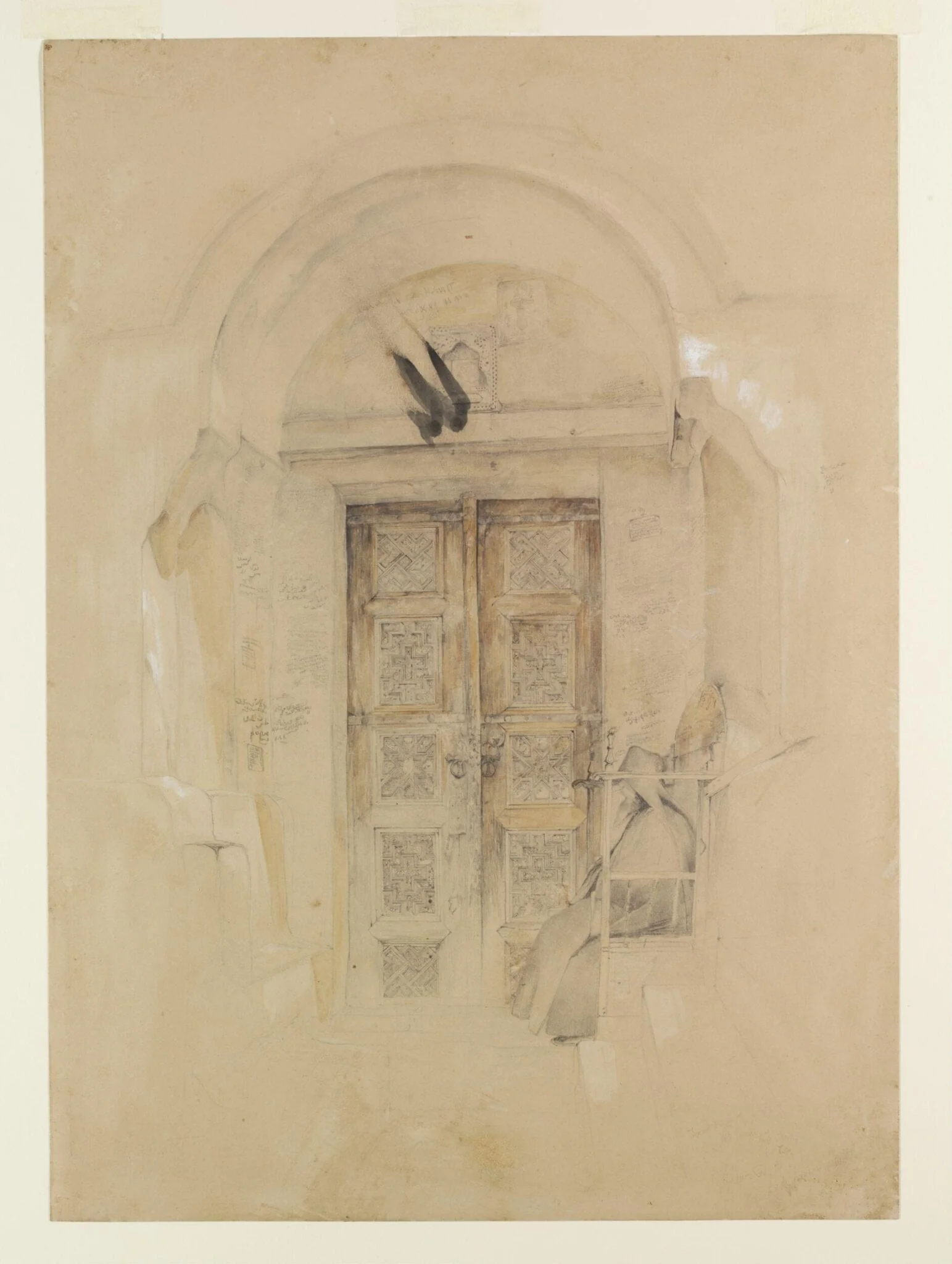 Door to the Church, Monastery of St. Catherine, Sinai, detail