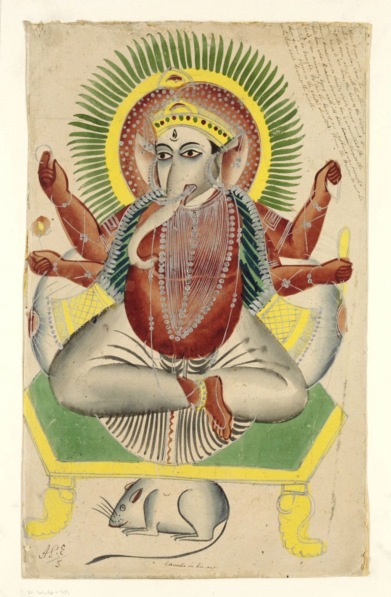 Ganesha, detail
