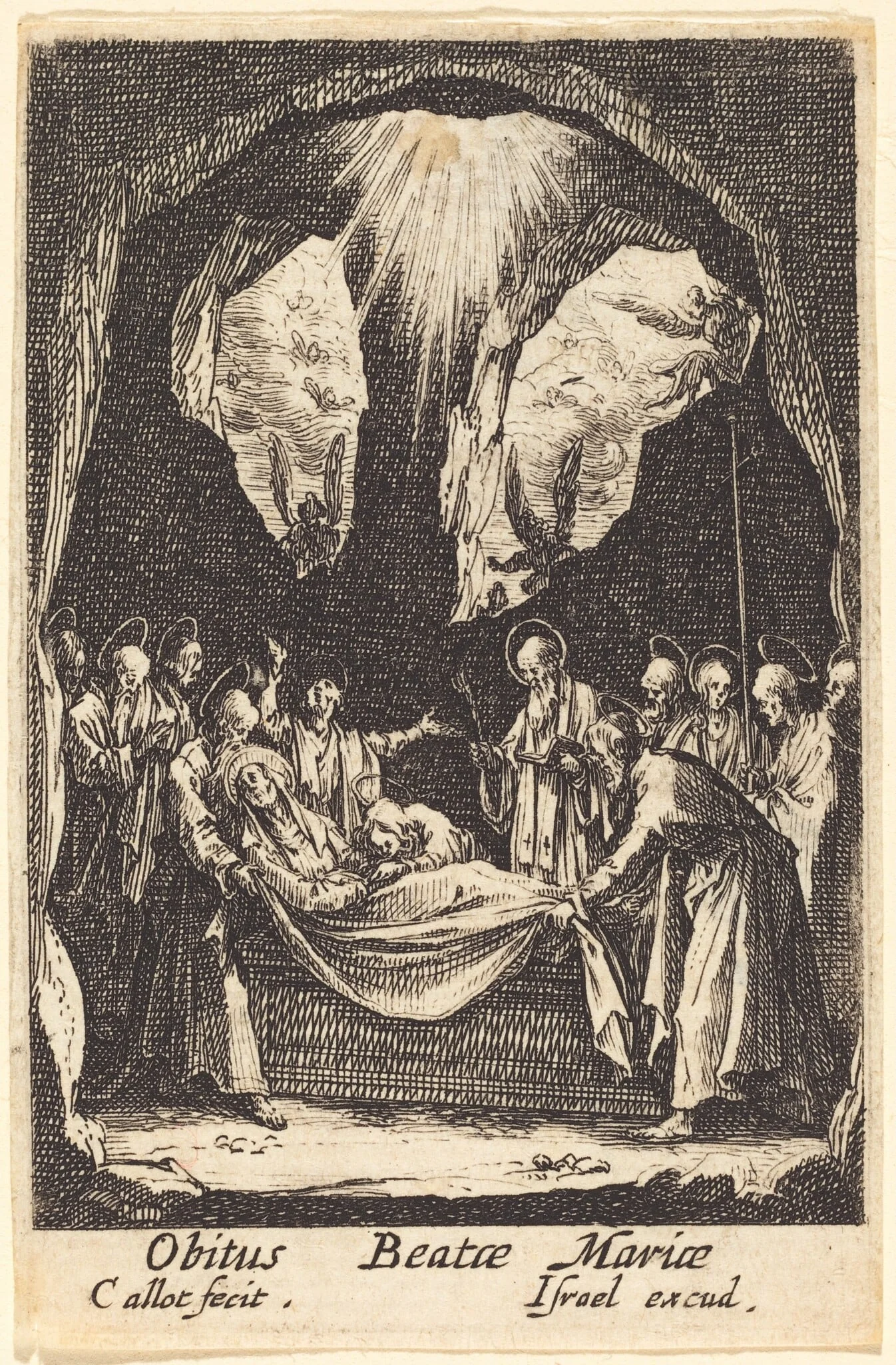 The Burial of the Virgin, detail