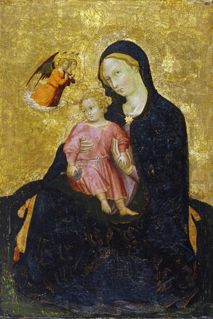 Vierge d'humilité, detail