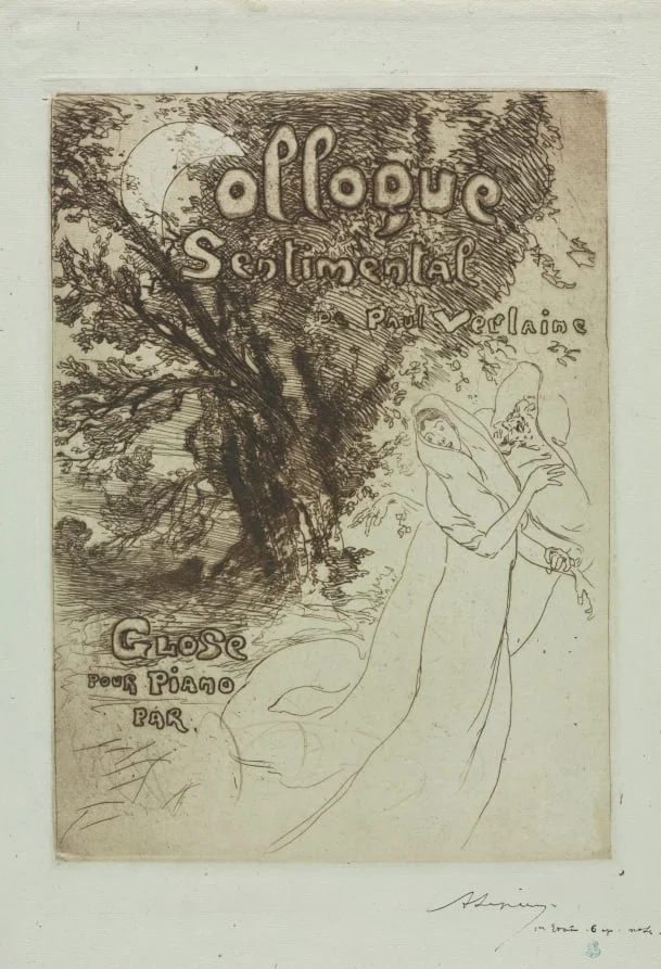 Sentimental Colloquy of Paul Verlaine, detail