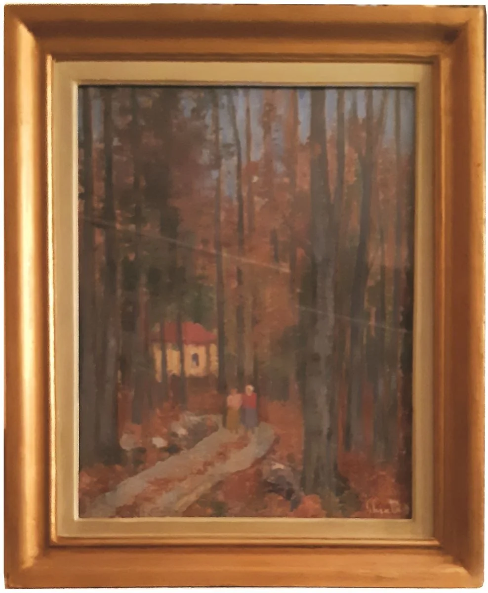 Toamnă în pădure, detail