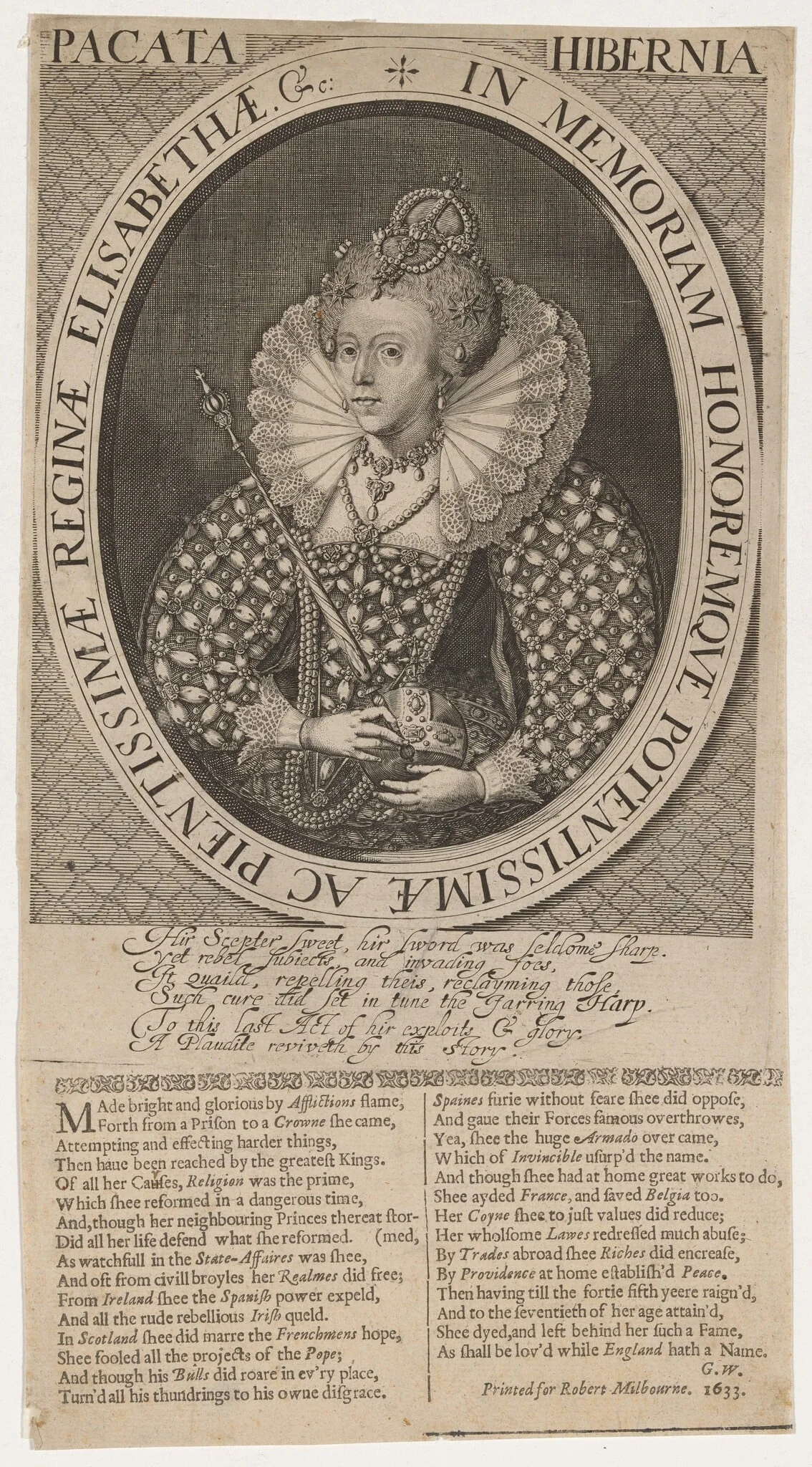 Queen Elizabeth, detail