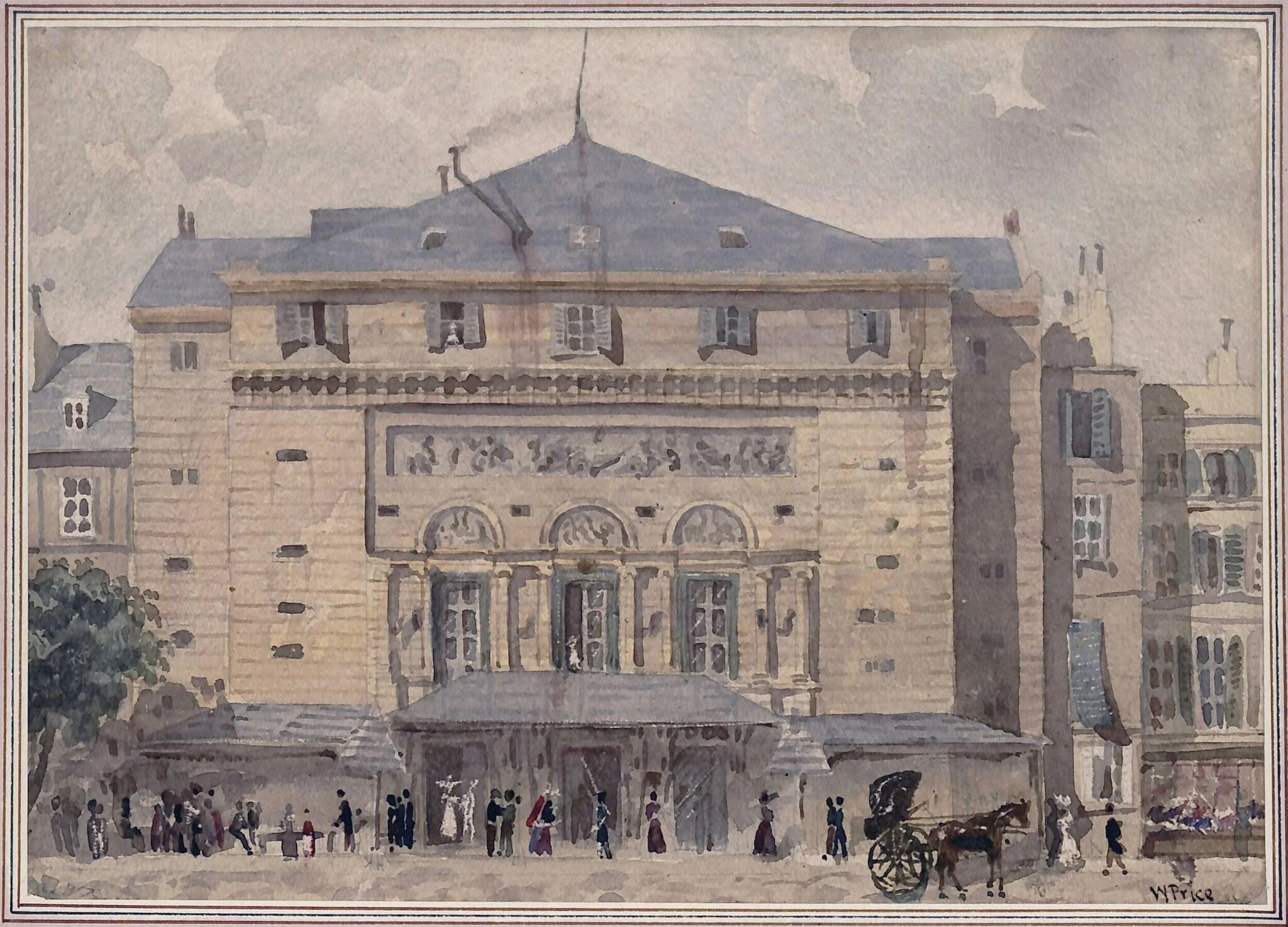 Theatre de la Porte St Martin, detail