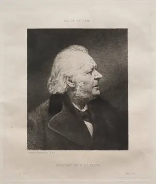 Honoré Daumier, by Auguste Boulard, 1881