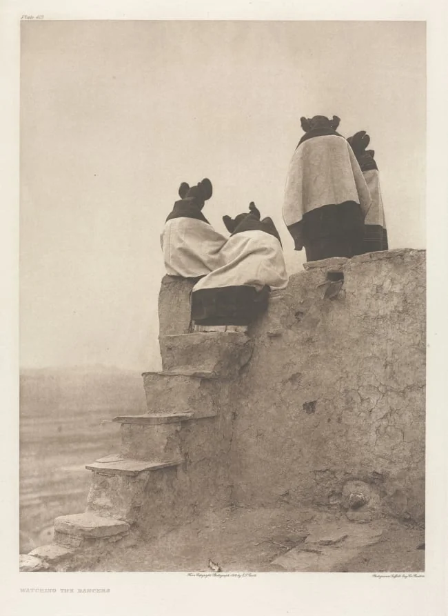 Portfolio XII, Plate 405: Watching the Dancers, detail