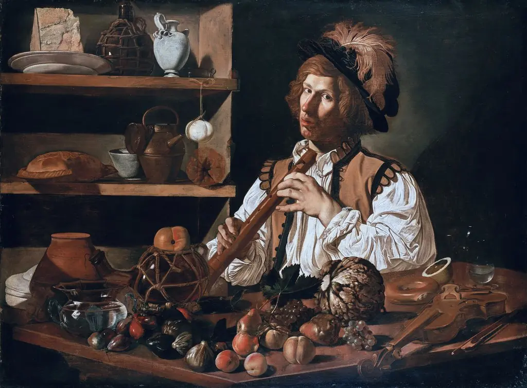 The Fluteplayer, by Cecco del Caravaggio