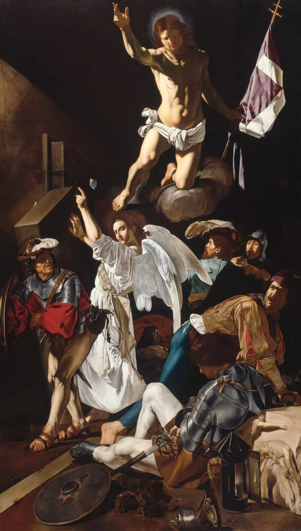The Resurrection, by Cecco del Caravaggio, oil, 1620