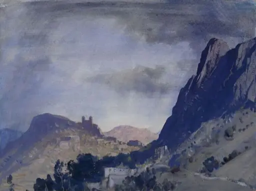 Rocella, Sicily, by Cecil Arthur Hunt, 1920