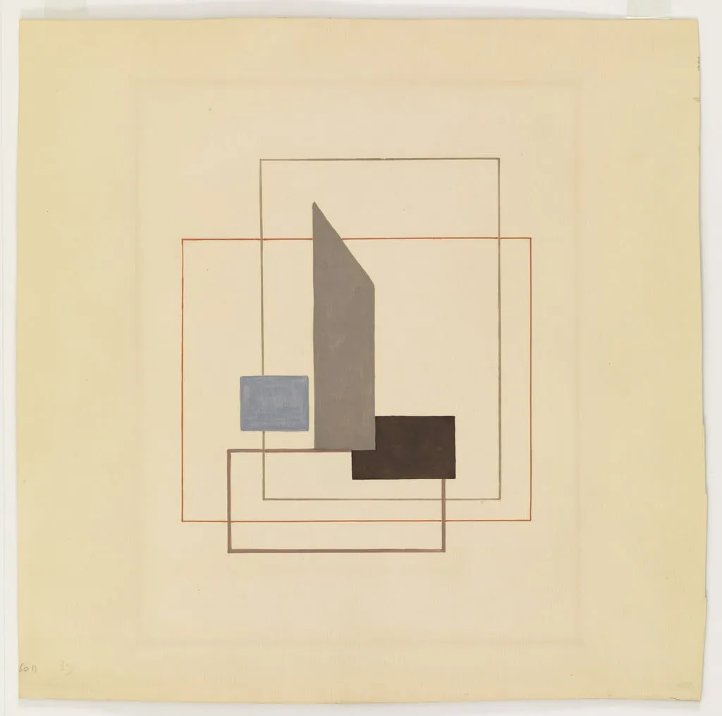 Untitled, by Cecil Stephenson, gouache, 1939