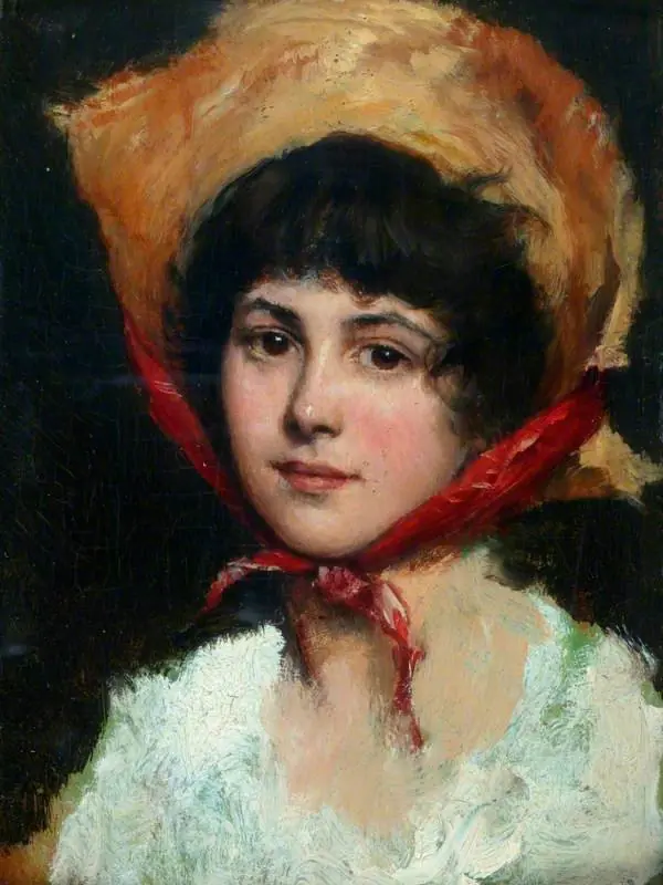 Head of a Young Girl, by Cecil van Haanen