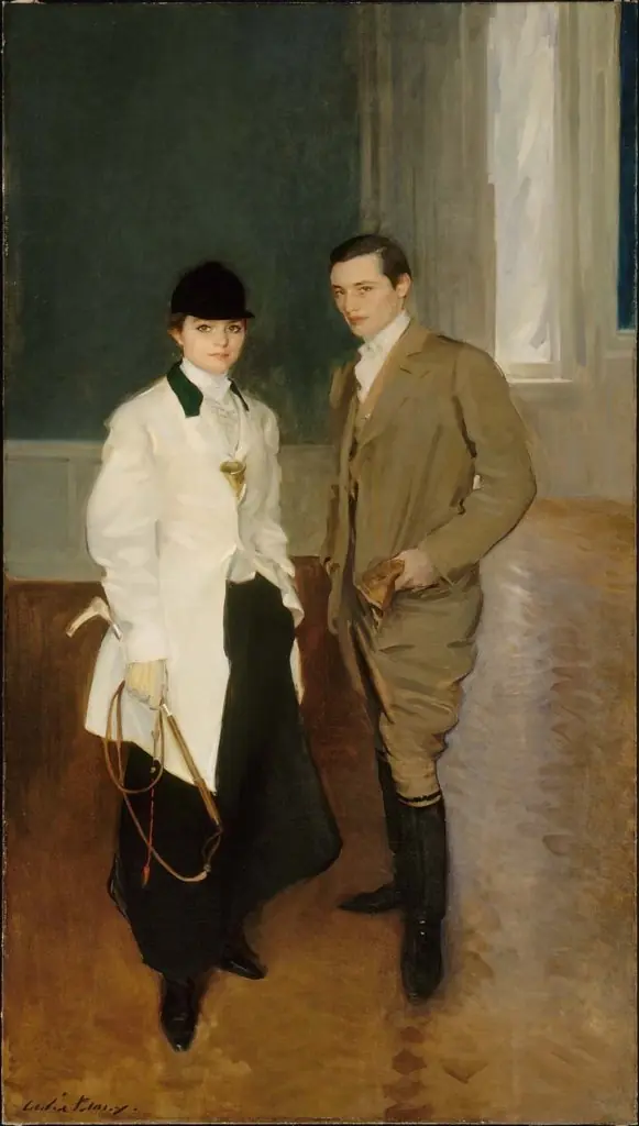 Brother and Sister: Charles Sumner Bird and His Sister Edith Bird (Mrs. Robert Bass), by Cecilia Beaux