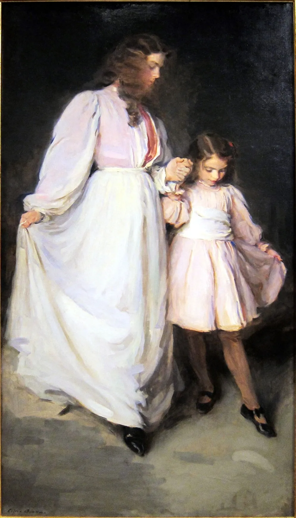 Dorothea and Francesca, by Cecilia Beaux, oil, 1900