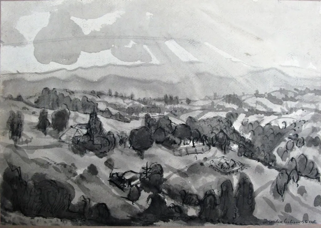 Bran, by Cecilia Cuțescu-Storck, 1926