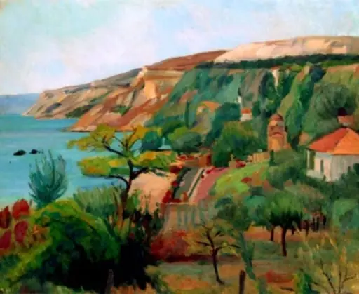 Grădini la marginea mării, by Cecilia Cuțescu-Storck