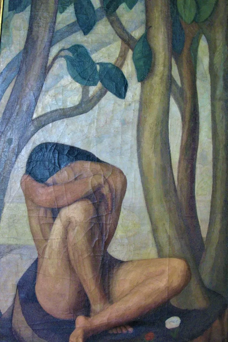 Omul în mijlocul naturii, by Cecilia Cuțescu-Storck, 1927