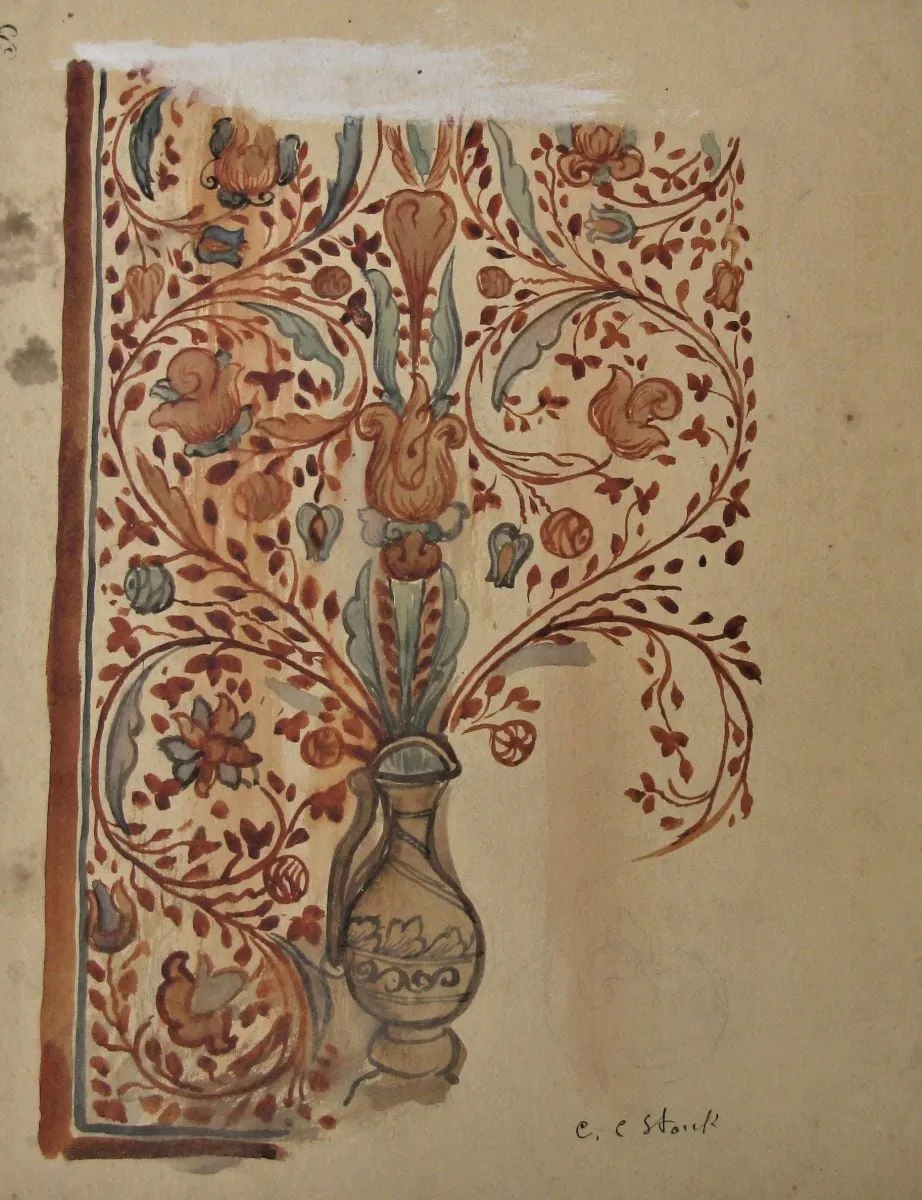 Ornamentație bizantină, by Cecilia Cuțescu-Storck, 1917
