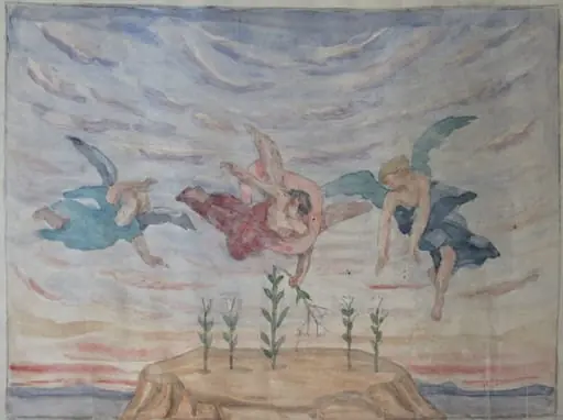 Schiță de tavan, by Cecilia Cuțescu-Storck