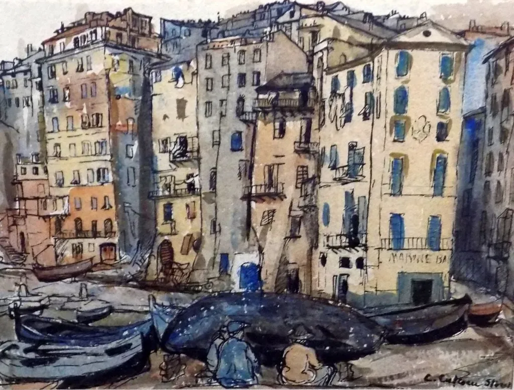 Vedere Balcic, by Cecilia Cuțescu-Storck, unspecified, 1929